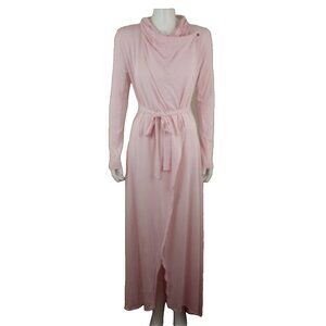 UNWIND Loungewear The Hamptons Robe Pink Pockets Belted
